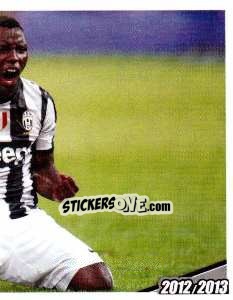 Cromo Asamoah esulta dopo il pareggio - Juventus 2012-2013 - Footprint