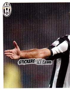 Sticker Il "volo" di Vucinic dopo il 4-2