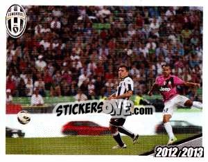 Sticker Giovinco sigla il quarto gol, doppietta per lui - Juventus 2012-2013 - Footprint