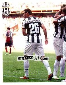 Sticker Esultanza di gruppo a Marassi - Juventus 2012-2013 - Footprint