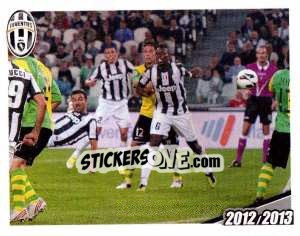 Sticker Quagliarella mattatore contro il Chievo, gol in mezza girata - Juventus 2012-2013 n. 113 - Footprint