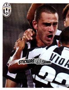 Sticker Esultanza in Juve-Roma 4-1