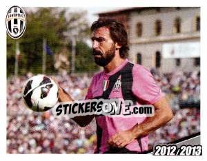 Sticker Andrea Pirlo - Juventus 2012-2013 n. 118 - Footprint