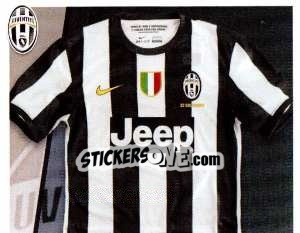 Sticker Maglia Gara Home - Juventus 2012-2013 n. 121 - Footprint