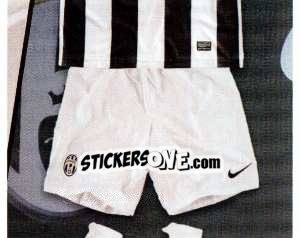 Sticker Maglia Gara Home - Juventus 2012-2013 n. 122 - Footprint