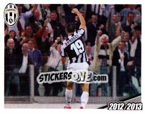 Sticker Leonardo Bonucci - Juventus 2012-2013 n. 142 - Footprint