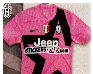 Sticker Maglia Gara Third - Juventus 2012-2013 n. 143 - Footprint