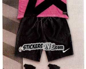 Sticker Maglia Gara Third - Juventus 2012-2013 n. 144 - Footprint