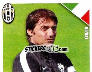 Sticker Conte in Azione - Juventus 2012-2013 - Footprint
