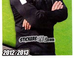 Sticker Conte in Azione - Juventus 2012-2013 - Footprint