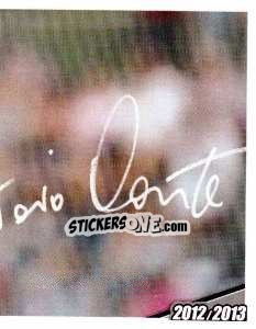 Cromo Conte - Autografo - Juventus 2012-2013 - Footprint