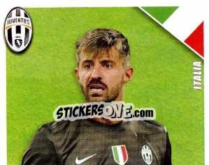 Sticker Storari in Azione - Juventus 2012-2013 - Footprint