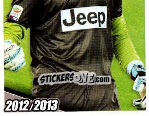 Cromo Storari in Azione - Juventus 2012-2013 - Footprint