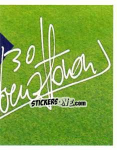 Sticker 30 - Autografo - Juventus 2012-2013 n. 165 - Footprint