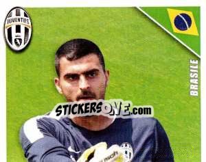 Sticker Rubinho in Azione - Juventus 2012-2013 - Footprint