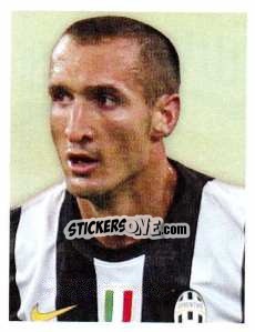 Sticker Giorgio Chiellini - Juventus 2012-2013 n. 176 - Footprint