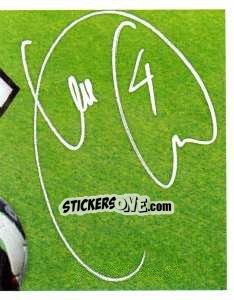 Sticker 4 - Autografo - Juventus 2012-2013 n. 185 - Footprint