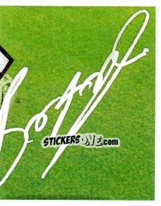 Sticker 15 - Autografo - Juventus 2012-2013 n. 195 - Footprint