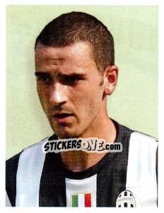 Sticker Leonardo Bonucci - Juventus 2012-2013 n. 196 - Footprint