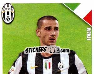 Sticker Bonucci in Azione - Juventus 2012-2013 - Footprint