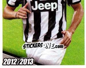 Sticker Bonucci in Azione - Juventus 2012-2013 n. 198 - Footprint