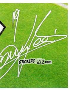 Sticker 19 - Autografo - Juventus 2012-2013 n. 200 - Footprint