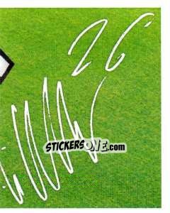 Sticker 26 - Autografo - Juventus 2012-2013 n. 205 - Footprint