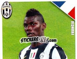 Sticker Pogba in Azione - Juventus 2012-2013 - Footprint