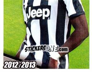 Sticker Pogba in Azione - Juventus 2012-2013 - Footprint