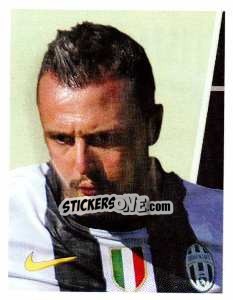 Sticker Simone Pepe - Juventus 2012-2013 - Footprint