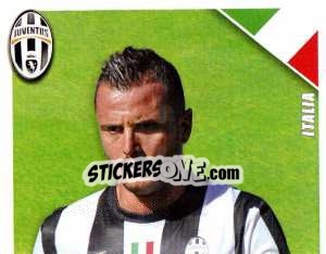 Sticker Pepe in Azione - Juventus 2012-2013 - Footprint