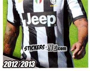 Figurina Pepe in Azione - Juventus 2012-2013 - Footprint