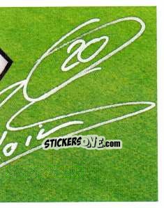 Sticker 20 - Autografo - Juventus 2012-2013 - Footprint