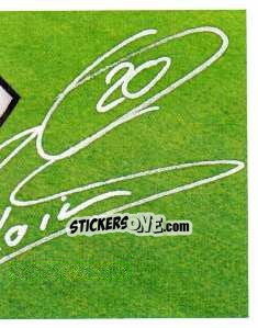 Sticker 20 - Autografo - Juventus 2012-2013 n. 225 - Footprint