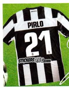 Sticker 21 - Autografo - Juventus 2012-2013 n. 229 - Footprint