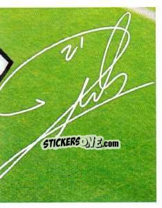 Sticker 21 - Autografo - Juventus 2012-2013 n. 230 - Footprint