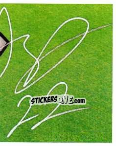 Sticker 22 - Autografo - Juventus 2012-2013 n. 235 - Footprint