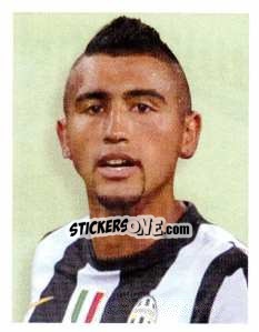 Sticker Arturo Vidal - Juventus 2012-2013 n. 236 - Footprint