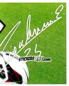 Sticker 24 - Autografo - Juventus 2012-2013 n. 245 - Footprint