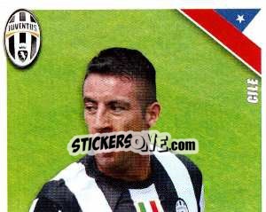 Sticker Isla in Azione - Juventus 2012-2013 - Footprint