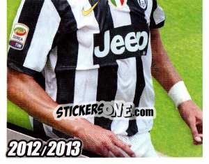 Sticker Isla in Azione - Juventus 2012-2013 n. 248 - Footprint