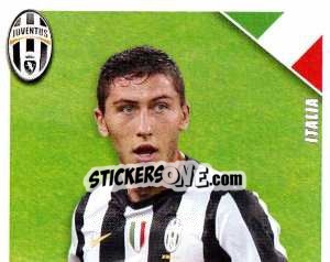 Sticker Marrone in Azione - Juventus 2012-2013 - Footprint