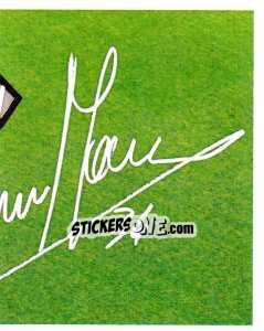 Sticker 39 - Autografo - Juventus 2012-2013 n. 255 - Footprint