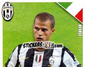 Sticker Giovinco in Azione - Juventus 2012-2013 n. 262 - Footprint