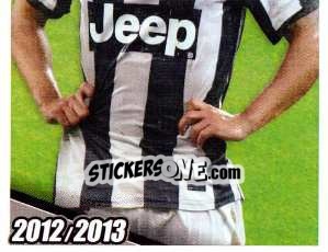 Sticker Giovinco in Azione - Juventus 2012-2013 n. 263 - Footprint