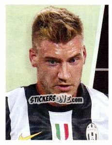 Cromo Nicklas Bendtner - Juventus 2012-2013 - Footprint