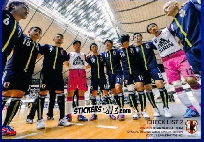 Cromo Checklist - Squad - Japan National Team 2013 n. 197 - EPOCH