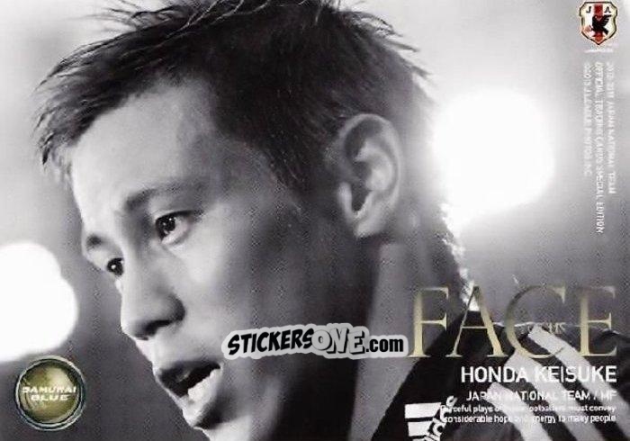 Figurina Keisuke Honda - Japan National Team 2013 n. 158 - EPOCH