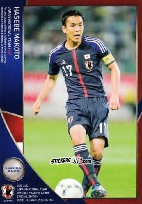 Figurina Makoto Hasebe - Japan National Team 2013 n. 16 - EPOCH