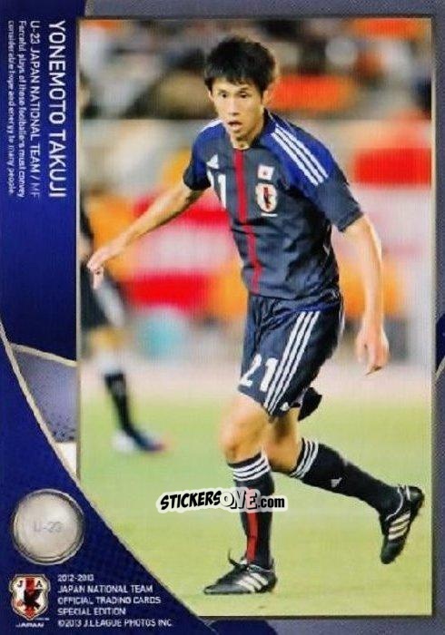Figurina Takuji Yonemoto - Japan National Team 2013 n. 72 - EPOCH